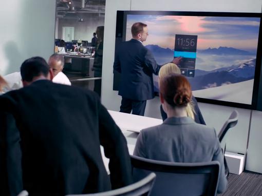 Succesvolle Microsoft Surface Hub voorstelling