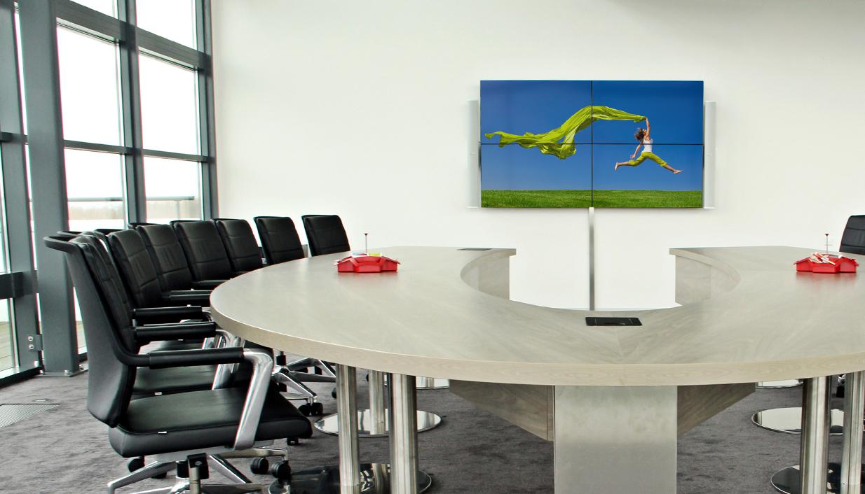 videowall, audiovisuele middelen