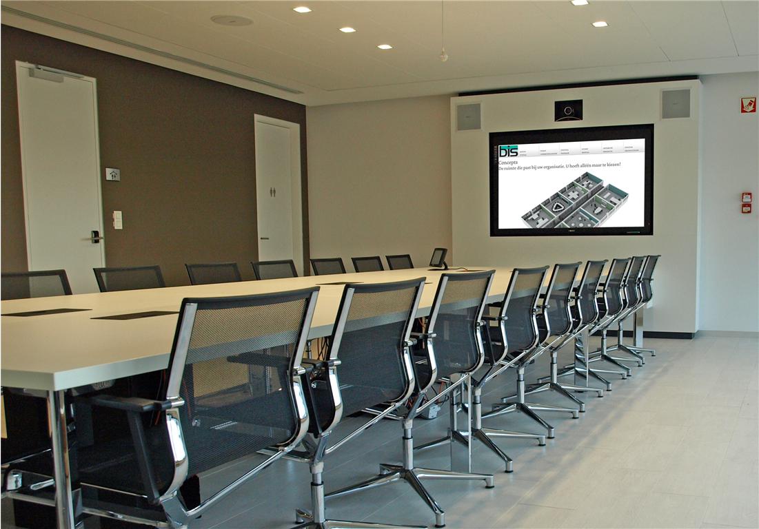 Videowall, raadzaal